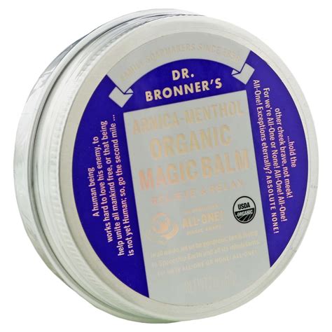 The all-in-one solution for minor cuts and scrapes: Arnica Menthol Organic Magic Balm